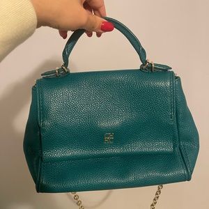 Carolina Herrera Crossbody with golden hardware and leather